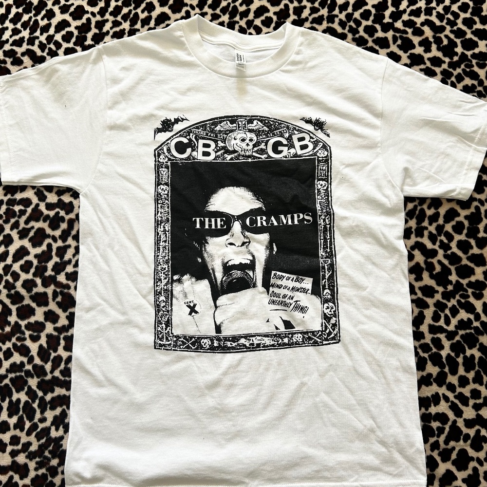 Cramps Vintage CBGB Flyer Tee
